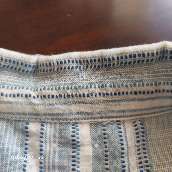 ๐ FINAL PRICE DROP Billabong Easy Movin Button Up Shirt Blue Woven Sz S - Picture 11 of 14